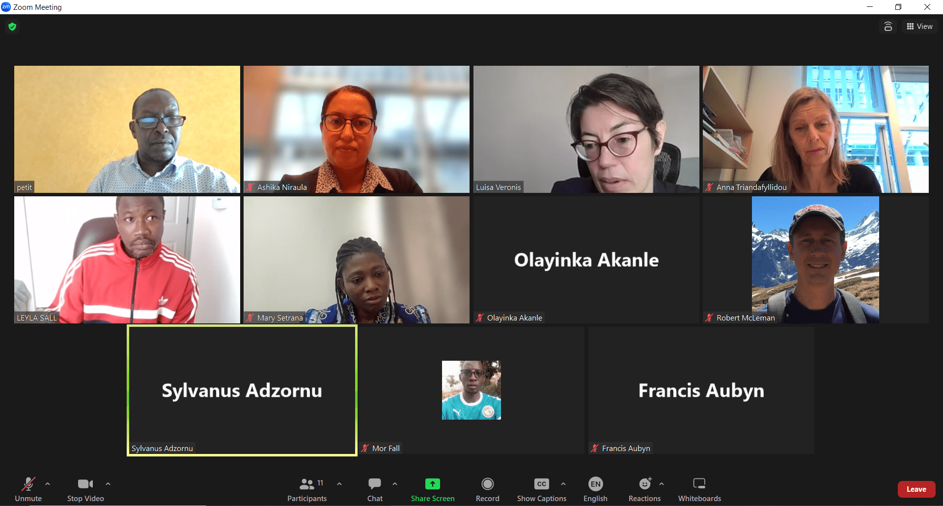 MEMO West Africa: Community Partners & Academics Meeting